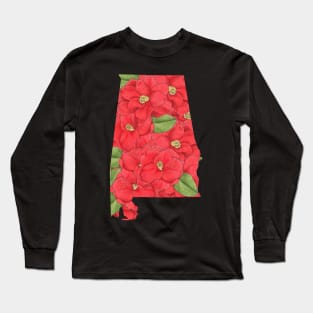 Alabama in Flowers Long Sleeve T-Shirt